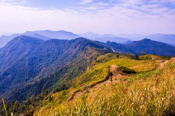 Mountain View Phu Chi View Point Chiangrai Province Thailand — Stock Photo, Image