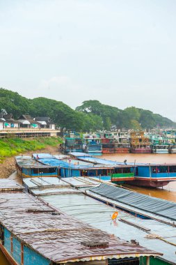 Altın Üçgen 'in manzara görüntüsü, Tayland.