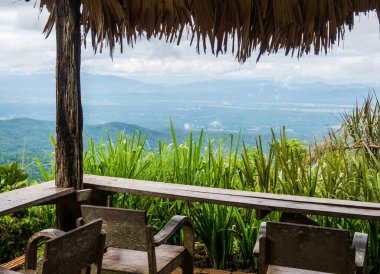 Mon Jam manzaralı dinlenme alanı, Tayland.