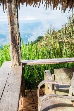 Mon Jam manzaralı dinlenme alanı, Tayland.
