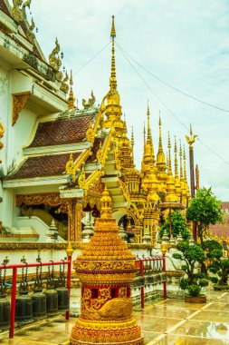 Phra 'daki antik pagodalar Sugkhon Khiri tapınağı, Tayland.