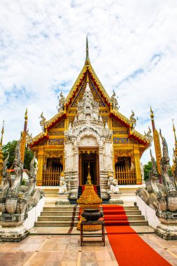 Phra 'daki Lanna tarzı kilise Sugkhon Khiri Tapınağı, Tayland.