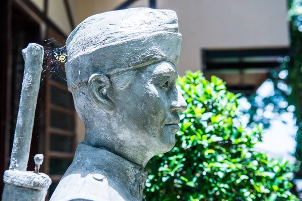 stock image Old soldier statue, Thailand.