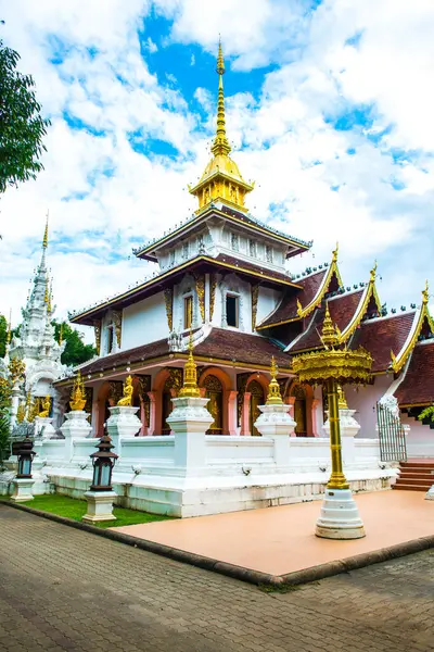 Phra Chao Jai Mondop Del Monasterio Forestal Darabhirom Provincia Chiangmai — Foto de Stock
