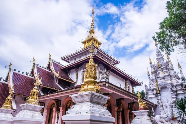 Phra Chao Jai Mondop Klasztoru Leśnego Darabhirom Prowincji Chiangmai Tajlandia — Zdjęcie stockowe