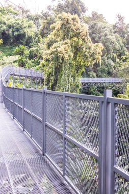 Tayland 'ın Chiangmai şehrindeki paraşüt yolu..