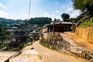 Pha Hi village on the mountain, Chiang Rai province.