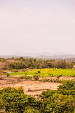 Chiang Rai, Tayland 'daki Mae Khachan manzarası.