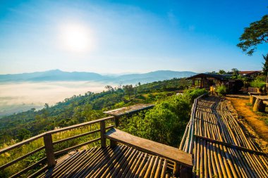 Phu Langka Ulusal Parkı, Tayland Güzel Dağ Manzarası.
