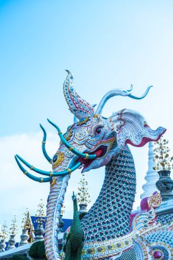 Tayland 'daki Ban Den Tapınağında Himmapan yaratığı.