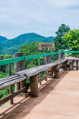Sui Thang 'ın bakış açısı Angkhang Dağı, Tayland.