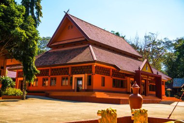 Wiang Ka Long bölgesinde halk kütüphanesi, Tayland.