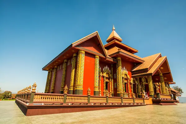Hermosa Iglesia Tailandesa Prayodkhunpol Wiang Kalong Templo Tailandia — Foto de Stock