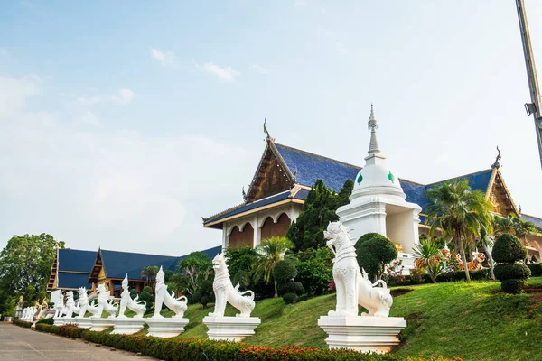 Vista Paisagem Templo Ban Den Tailândia — Fotografia de Stock