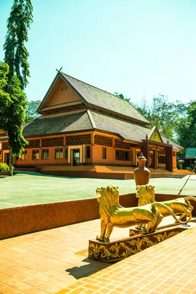 Biblioteca Pública Distrito Wiang Long Tailandia — Foto de Stock