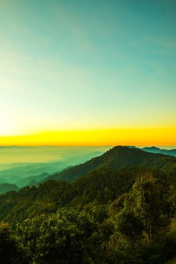 Mon Sone bakış açısıyla gün doğumu, Tayland.