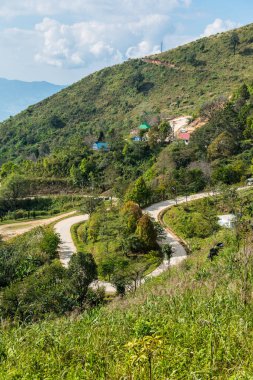 Tayland 'ın Chiangrai eyaletindeki Doi Pha Tang' da Dağ Manzarası.