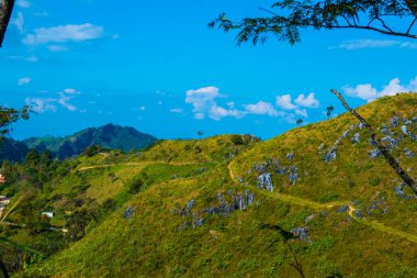 Tayland 'ın Chiangrai eyaletindeki Doi Pha Tang' da Dağ Manzarası.