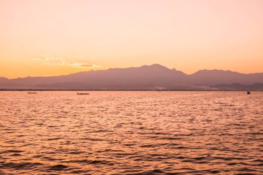 Kwan Phayao, Tayland 'da gün batımı.