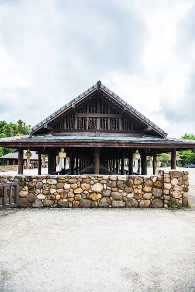 Beautiful Wooden Building Cherntawan International Meditation Center Thailand — Stock Photo, Image
