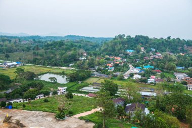 Tayland 'ın Chiang Rai eyaletinin en iyi manzarası..