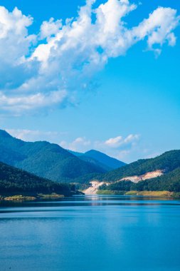 Mountain with Mae Kuang Udom Thara dam, Thailand