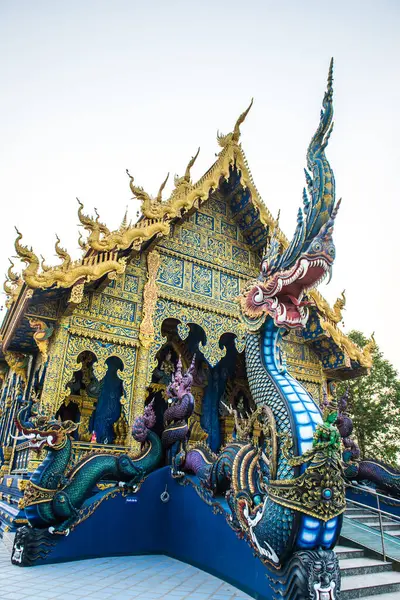 Bela Igreja Rong Suea Dez Templo Tailândia — Fotografia de Stock
