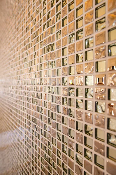 Güzel mozaik duvar veya seramik duvar arkaplanı, Tayland.