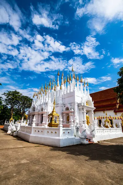 Pong Sunan Temple Clouds Phrae Province Thailand — Foto de Stock