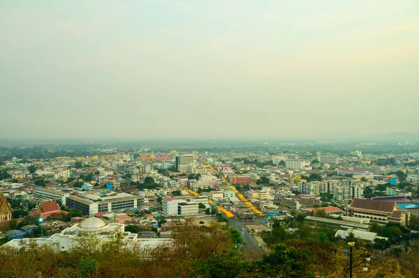 Nakhonsawan Thailand January 2020 Aerial View Nakhon Sawan Cityscape Thailand — Stock Photo, Image