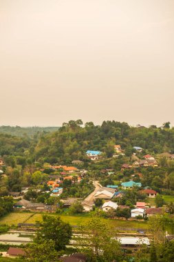 Tayland 'ın Chiang Rai eyaletinin en iyi manzarası..