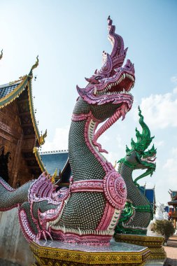 Pembe Naga Heykeli, Tayland.