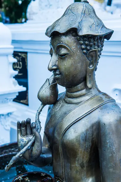 Άγαλμα Μοναχού Upakut Ταϊλάνδη — Φωτογραφία Αρχείου