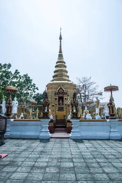 Prathat Doi Wao Tapınağı Tayland Altın Tapınağı — Stok fotoğraf