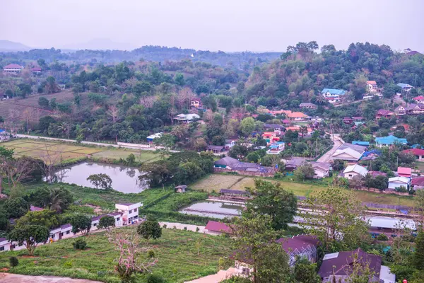 Top View Chiang Rai Province Thailand — Stock Photo, Image