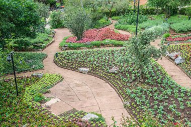 Doi Ang Khang, Tayland 'da dağdaki bahçe..
