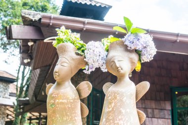 Parktaki heykel, Tayland.