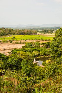 Chiang Rai, Tayland 'daki Mae Khachan manzarası.