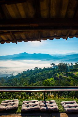 Phu Langka Ulusal Parkı, Tayland Güzel Dağ Manzarası.