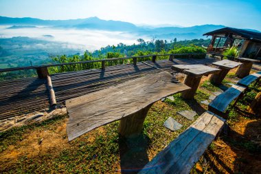 Phu Langka Ulusal Parkı, Tayland Güzel Dağ Manzarası.