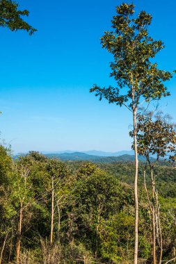 Prayodkhunpol Dağ Manzarası Wiang Kalong Tapınağı, Tayland.