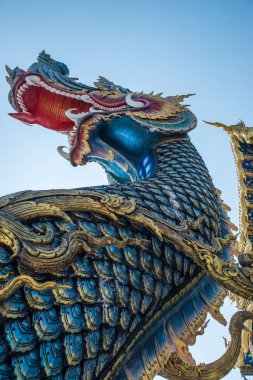 Rong Sua 'daki Himmapan heykeli. Tayland' daki 10 tapınak..