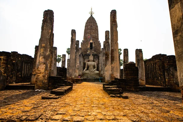 Phra Ratana Mahathat Chaliang Temple Sukhothai Province Thailand — Stock Photo, Image