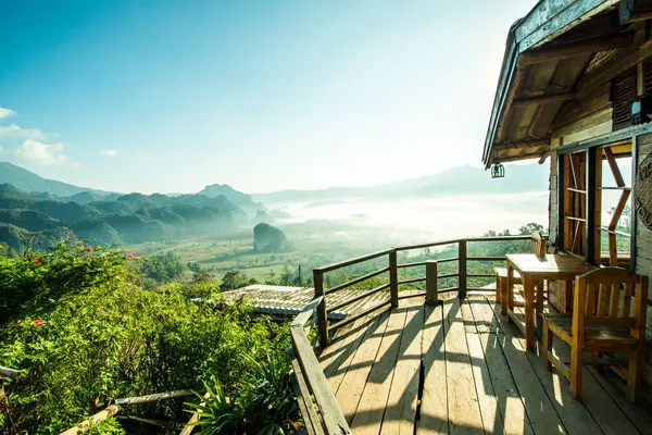 Phu Langka Ulusal Parkı, Tayland Güzel Dağ Manzarası.