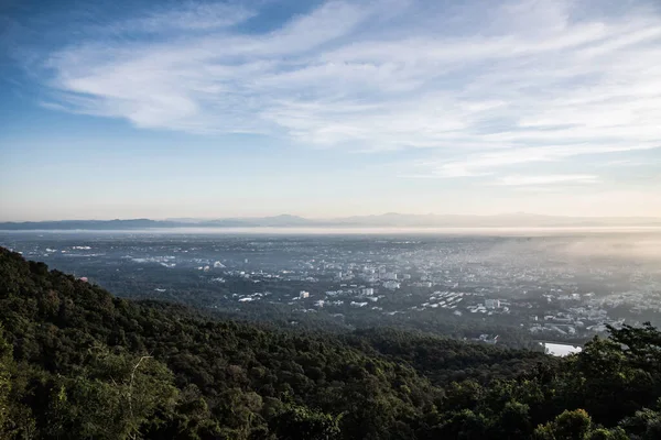 Chiang Mai Stadt Mit Morgenhimmel Thailand — Stockfoto