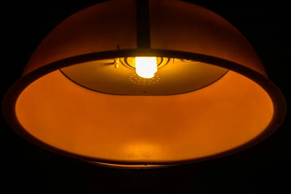 Žlutá Lampa Pro Dekoraci Thajsko — Stock fotografie