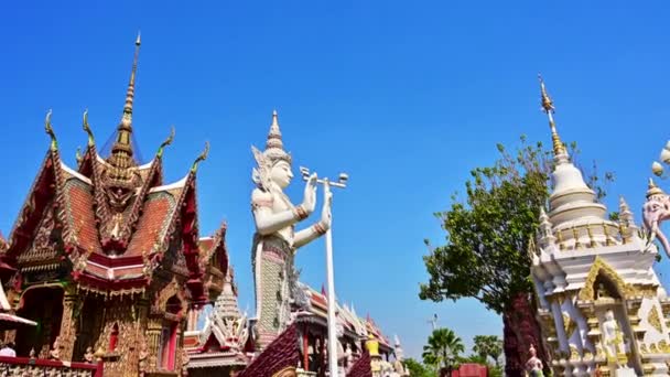 Wat Sri Uthumphon Província Nakhon Sawan — Vídeo de Stock