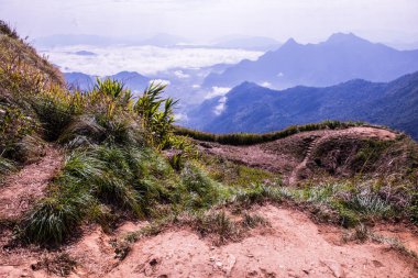 Chiangrai Eyaleti, Tayland Phu Chi Fa Manzara Noktası.