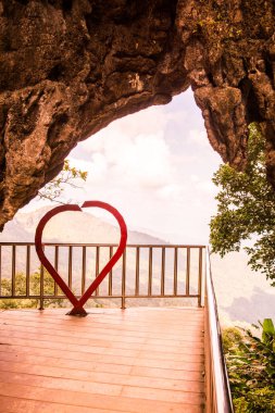 Chiangrai, Tayland 'da Doi Pha Tang' da Manzara Noktası.