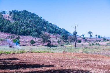 Tayland 'ın Chiangmai eyaletinde Moiuntain manzarası.